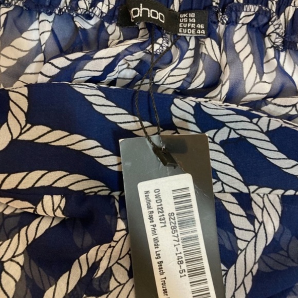 Sheer coverup lounging pants swimsuit cover Boohoo - Picture 3 of 8